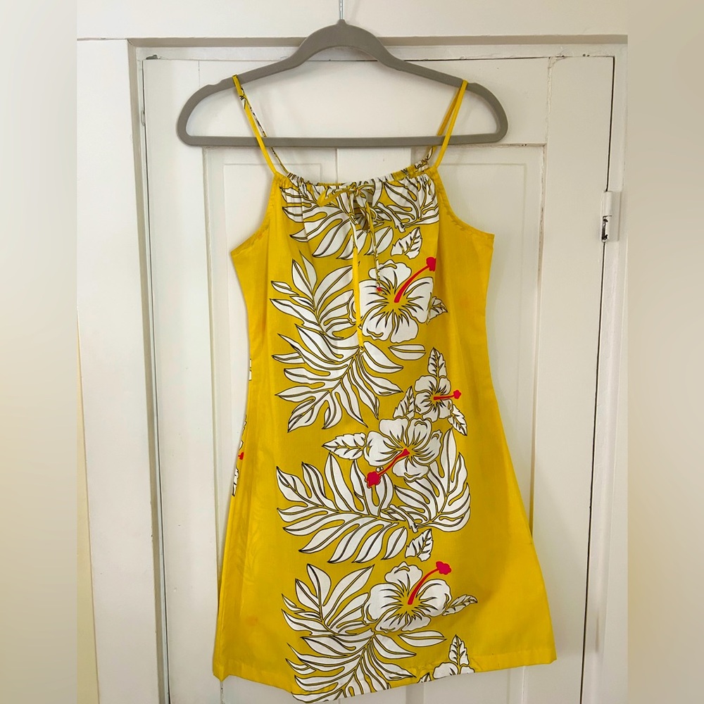 Hilo Hattie yellow,white & pink sundress